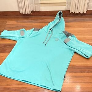 Men's Aqua Hoodie Sweater